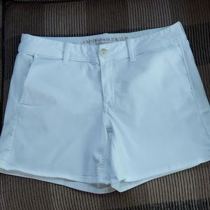American Eagle Outfitters White Jean Shorts